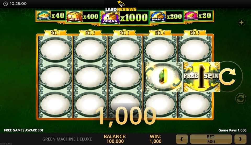 green machine slot big win 3