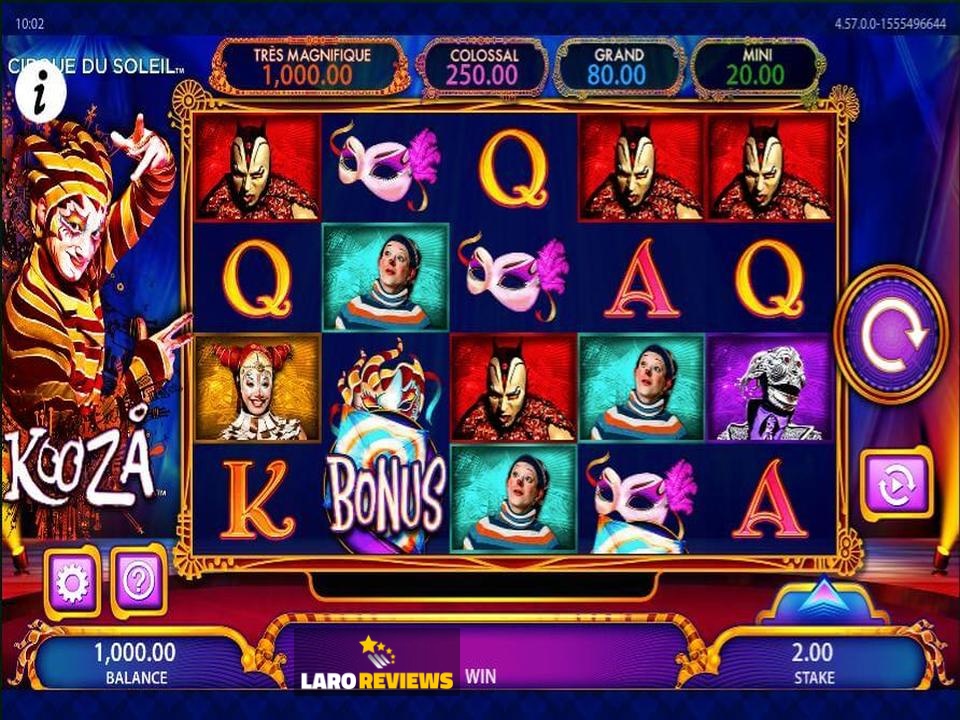 kooza slot machine big win 4