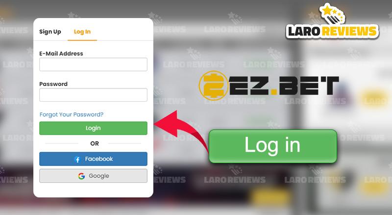 Paano ang tamang paraan ng 2ez bet log in.