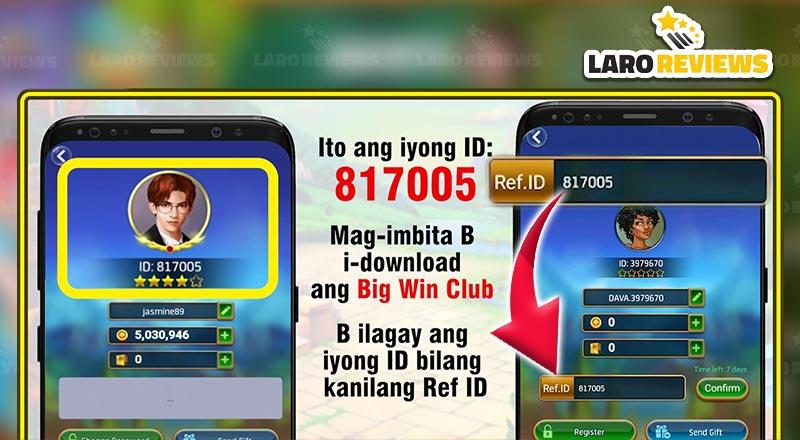 Gamitin ang Big Win Club referral code upanag makatanggap ng maraming bonus at benipisyo!