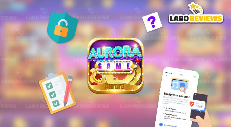 Mga kinakailangang alalahanin sa pagsagawa ng Aurora Game Register.