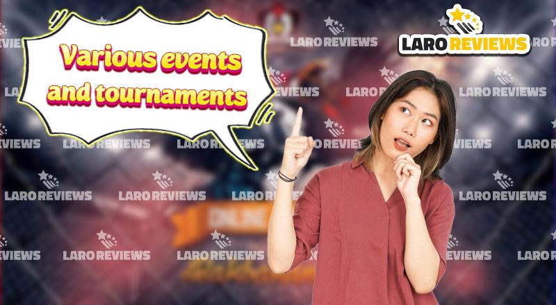 Iba’t ibang events at tournaments ang handog ng Sabong International Live.