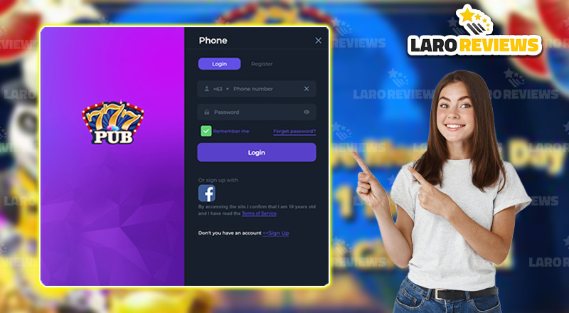 Narito ang detalyadong hakbang sa paggamit ng 777 Pub Login feature.