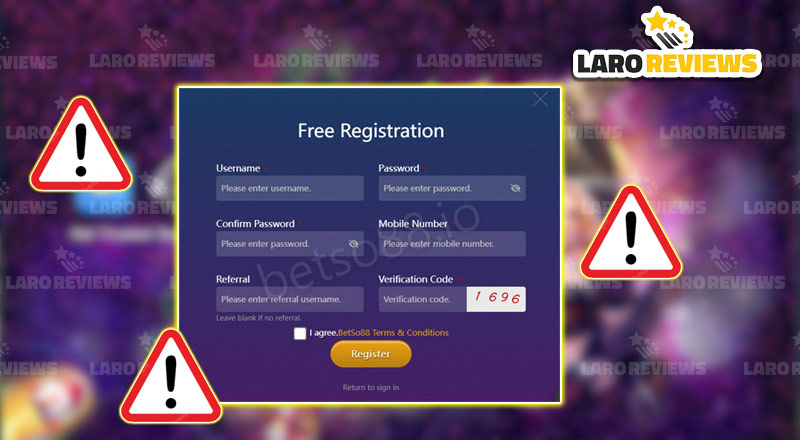 Basahin ang mga dapat tandaan sa paggamit ng Betso88 Login feature.