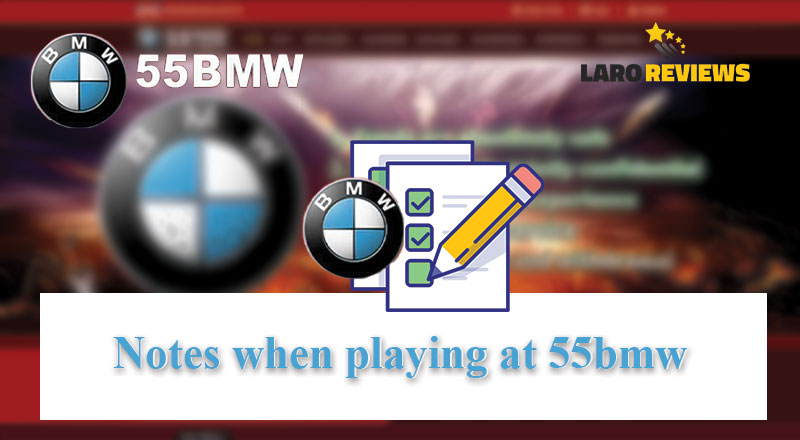 Mga dapat tandaan sa paggamit ng 55BMW.